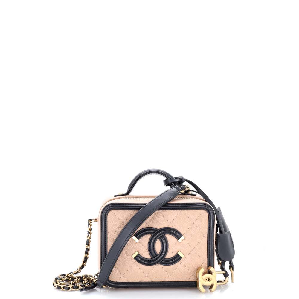 Chanel Filigree Vanity Case Quilted #268038C41B